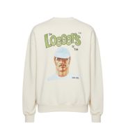 Felpa Carne Bollente My Bare Gays da donna e uomo, con stampa grafica accattivante, bianco/crema