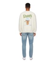 Felpa Carne Bollente My Bare Gays da donna e uomo, con stampa grafica accattivante, bianco/crema