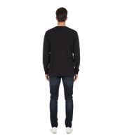 Phipps Herren Designer Langarmshirt mit Logo-Grafik hochwertiger Verarbeitung und klassischem Schnitt Navy
