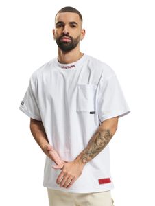 The Couture Club pocket cutout T-shirt in white