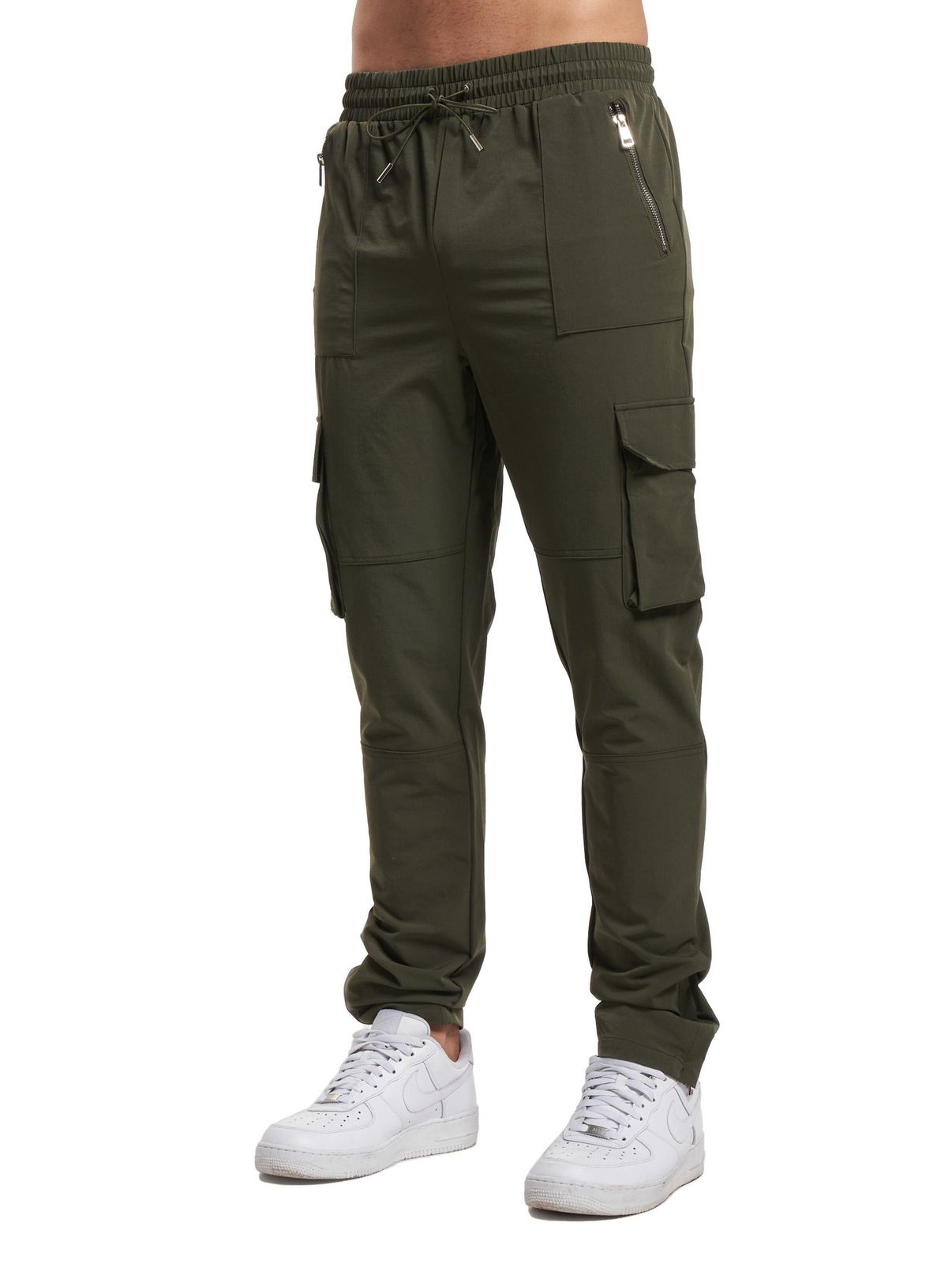 Pantaloni cargo slim-fit Couture Club color cachi