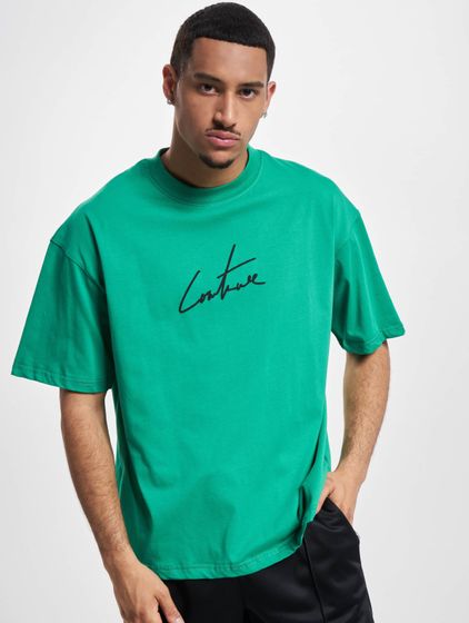 The Couture Club – Signature – Locker geschnittenes T-Shirt mit Puff-Print in Grün