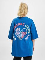 The Couture Club oversized dress with heart graphic, blue