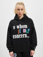 Felpa con cappuccio Couture Club con slogan a cuore e stampa a sbuffo in nero