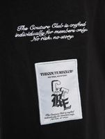 The Couture Club Varsity Oversize Dress Black