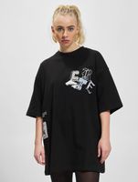 The Couture Club Varsity Oversize Dress Black