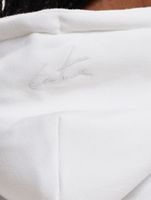 The Couture Club Oversized Hoodie with Colorful Graphics, Off-White