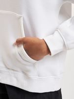 The Couture Club Oversized Hoodie with Colorful Graphics, Off-White