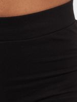 The Couture Club cycling shorts with graphic label in black