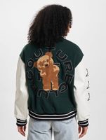 Giacca college Teddy Bear di The Couture Club, verde