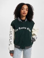 Giacca college Teddy Bear di The Couture Club, verde