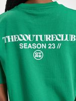The Couture Club Season Logo Relaxed Cotton T-Shirts green