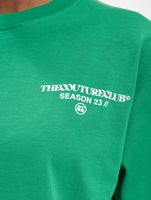 The Couture Club Season Logo Relaxed Cotton T-Shirts green