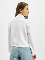 Missguided Hochgeschlossener Pullover mit Bindedetail in Weiß