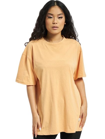 Missguided Verwaschenes Oversize-T-Shirt in Orange