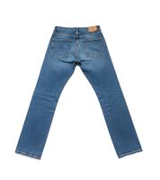 Jeans da uomo di alta qualità Jeanerica Tapered Anti-Fit Denim con design classico a 5 tasche, blu