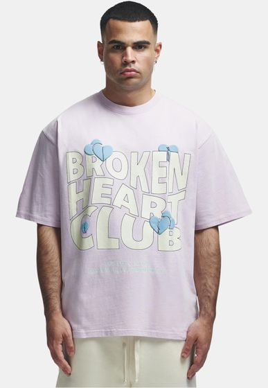 2Y Broken Heart Club Oversize Tee violet
