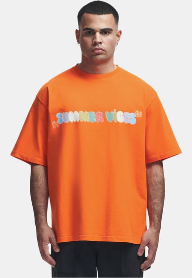 2Y Summer Vibes Oversize Tee orange