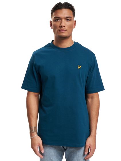 T-shirt LYLE & SCOTT Skimap con stampa grafica, Après Navy