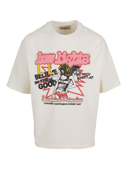 Low Lights Studios Mädchen Paradise T-Shirts ecru