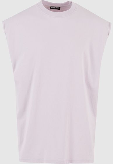 2Y Basic Oversize Ärmelloses Shirt violett