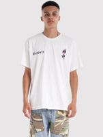 Camiseta UNEFFECTED Respect de algodón grueso para hombre, blanca