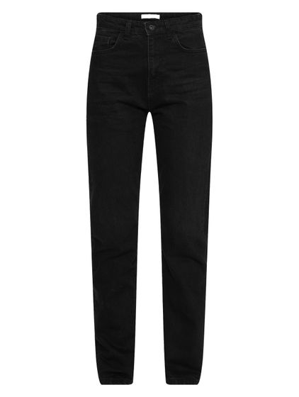 UNEFFECTED Premium Destroyed Straight Fit Jeans schwarz