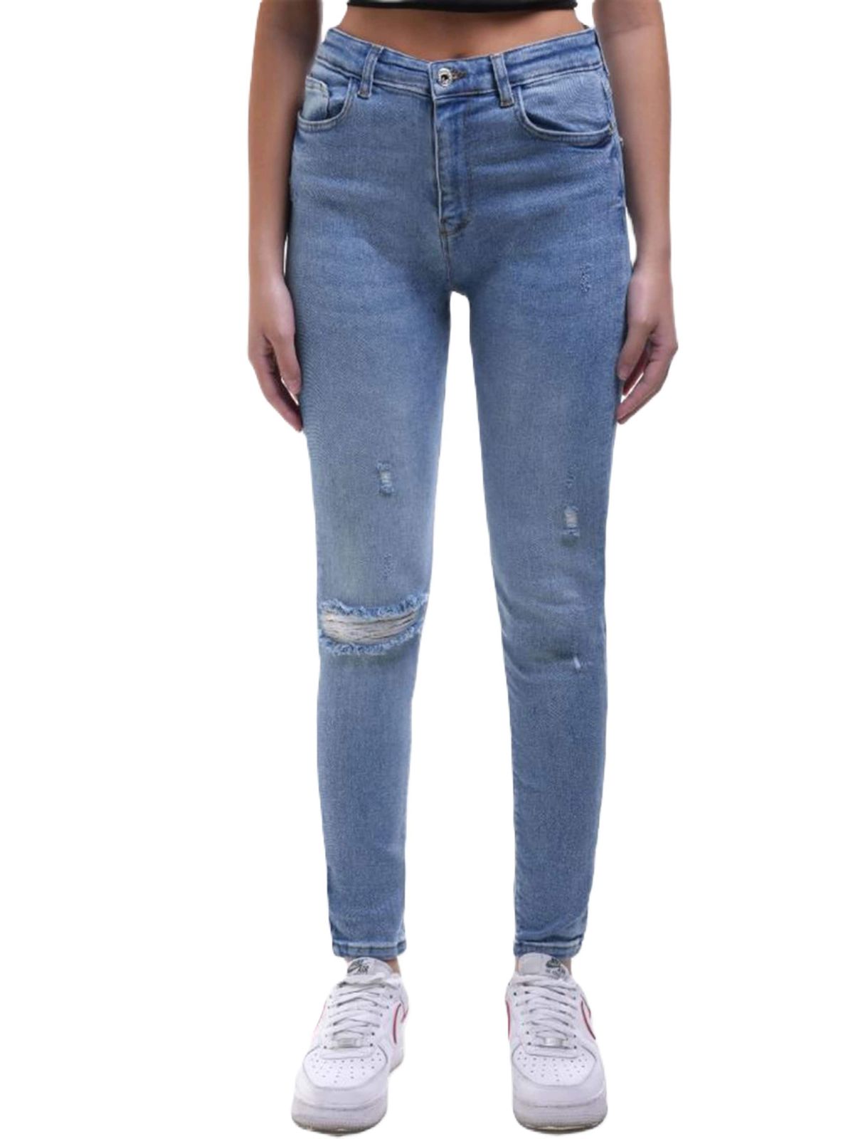 Jeans skinny fit UNEFFECTED blu chiaro