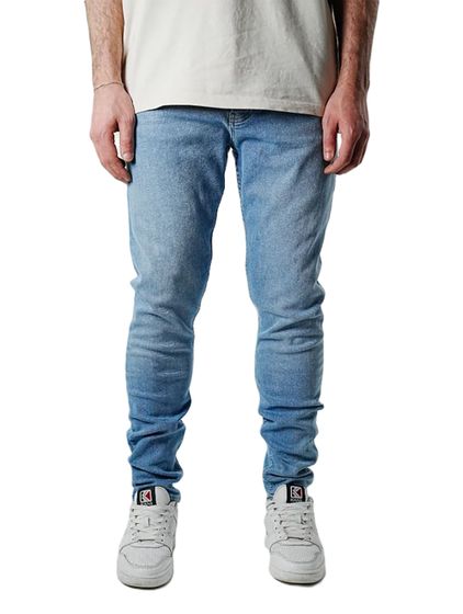 UNEFFECTED Premium Basic Slim Fit Jeans light blue