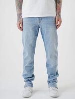 UNEFFECTED Pocket Ripped Loose Fit Jeans hellblau