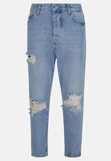 Jean coupe ample bleu UNEFFECTED