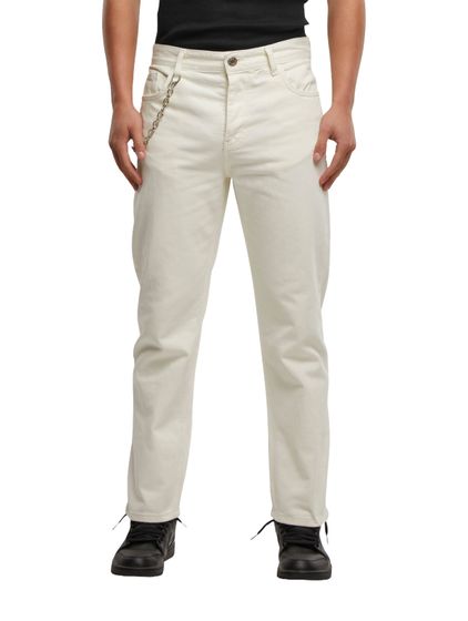 Vaqueros rectos blancos UNEFFECTED