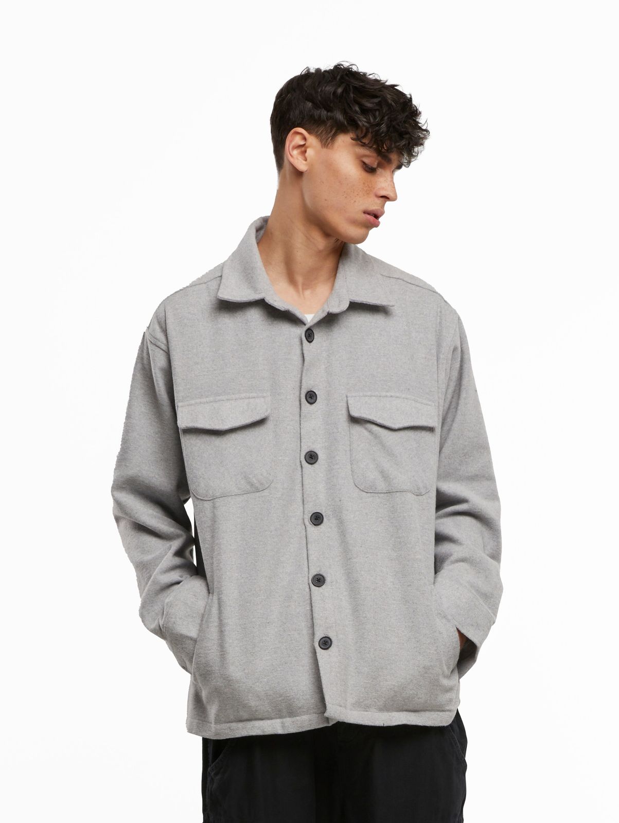 Camicie UNEFFECTED grigie