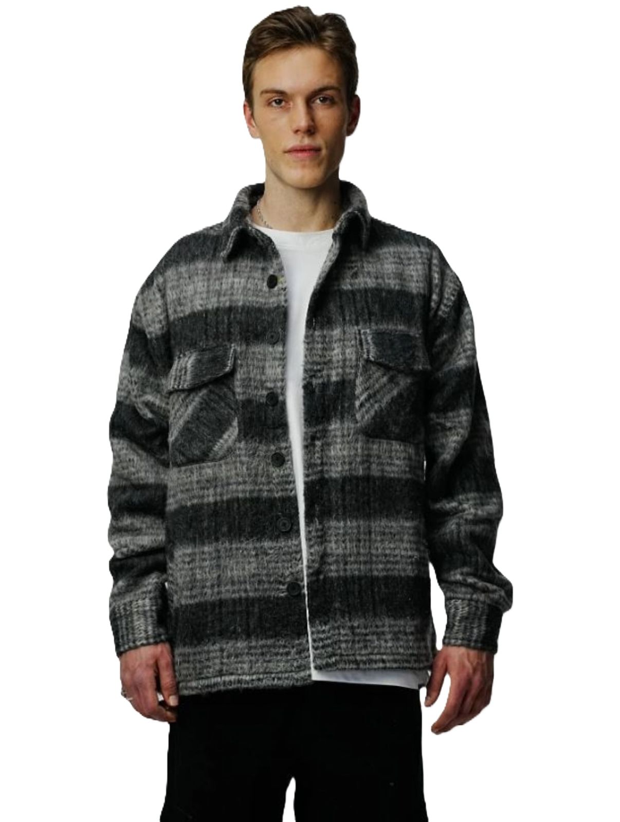 Camicie UNEFFECTED grigio scuro