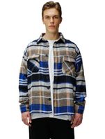 UNEFFECTED Men's Shirts Cotton Shirt in Indigo