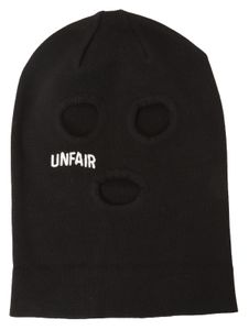 Cagoule en tricot biologique Unfair ATHLETICS noire