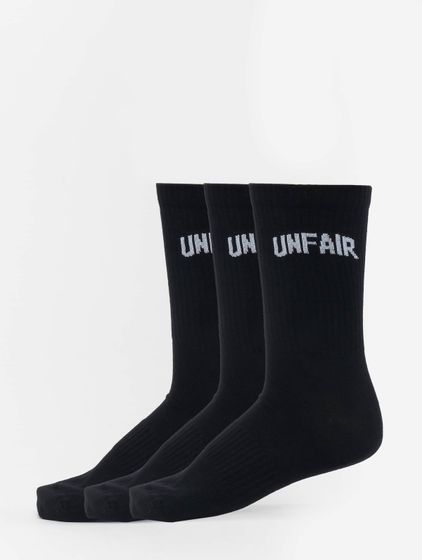 UNFAIR ATHLETICS Unfair Socken Schwarz (3er Pack) Schwarz