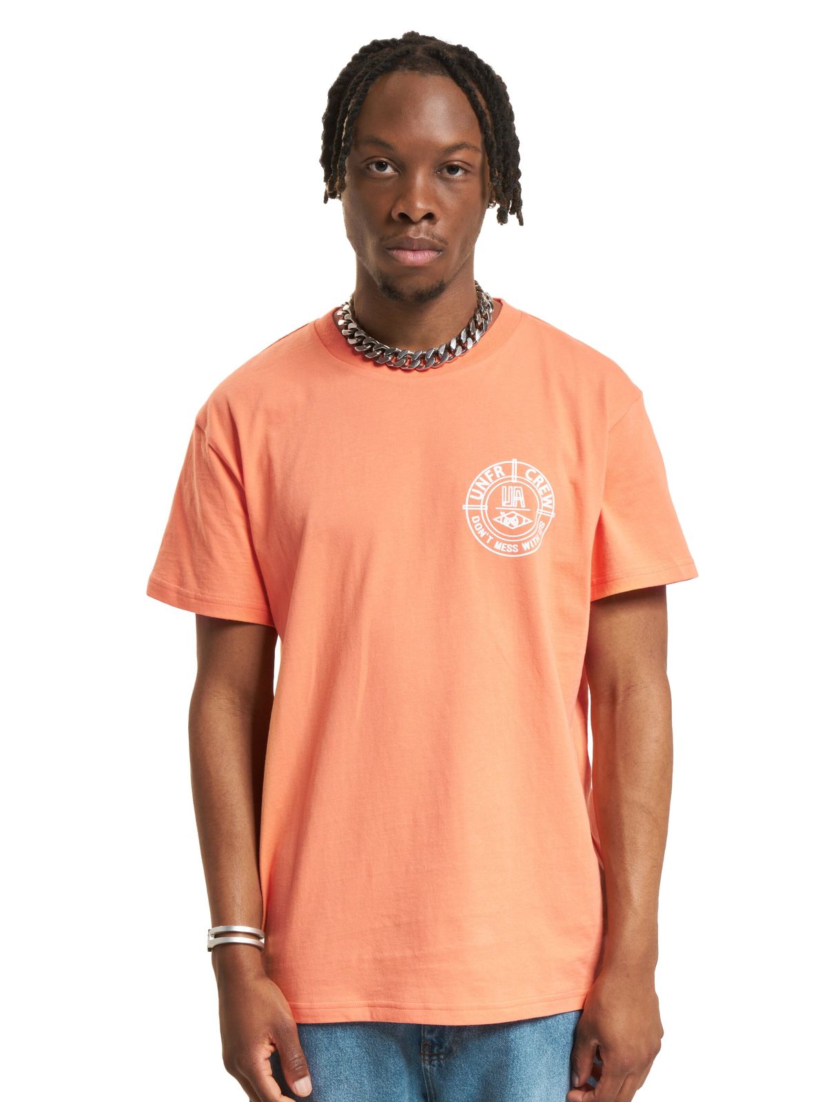 UNFAIR ATHLETICS DMWU BP T-Shirts pfirsich