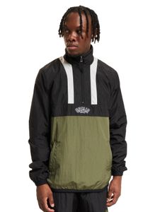 UNFAIR ATHLETICS Veste de transition Elementary Crushed Halfzip Noir Vert