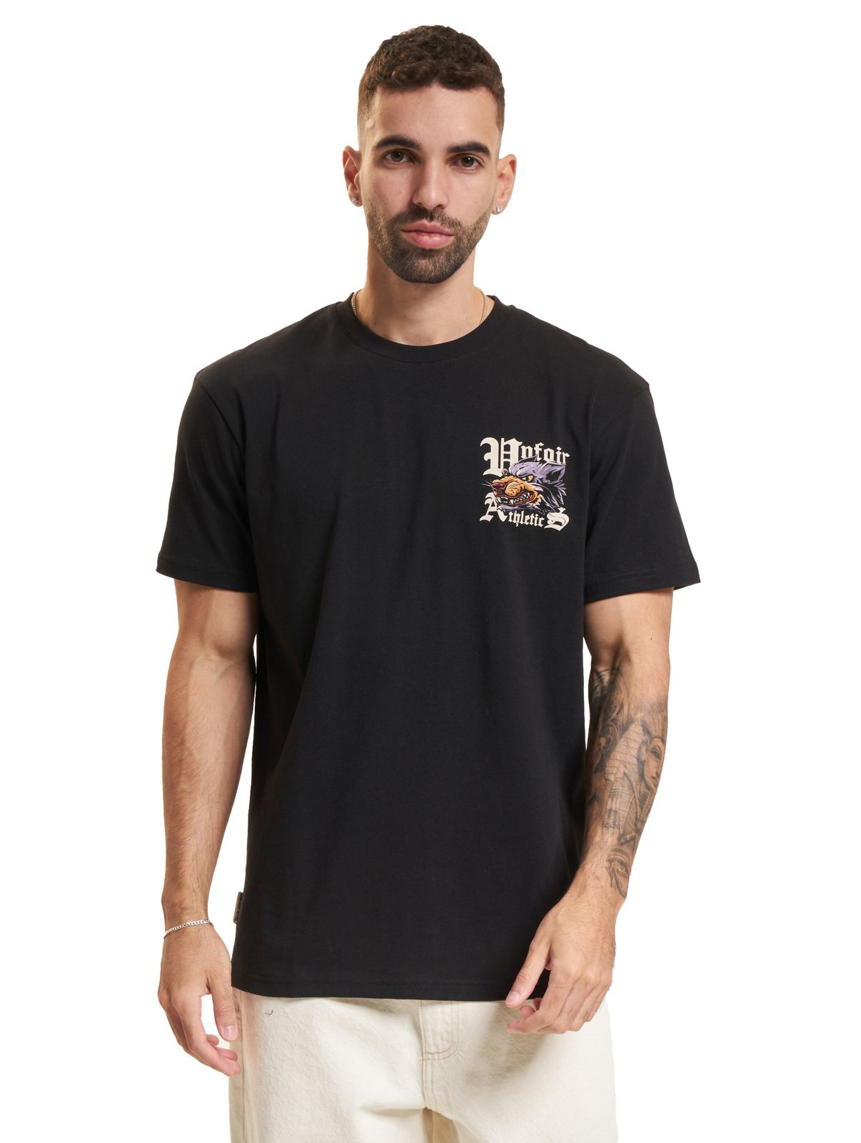 UNFAIR ATHLETICS Iron Wolve T-Shirts schwarz