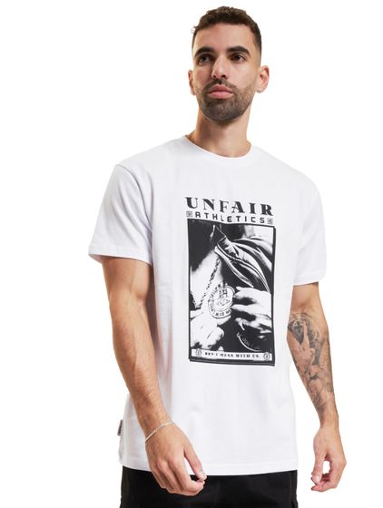 UNFAIR ATHLETICS Under the Skin T-Shirts weiß