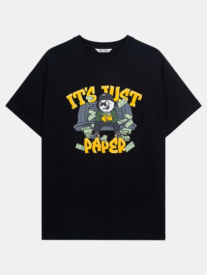 UNFAIR ATHLETICS PB Paper Easy Fit T-Shirt Schwarz schwarz