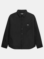 UNFAIR ATHLETICS Selected Herren Übergangs-Jacke mit durchgehender Knopfleiste Freizeit-Jacke Schwarz