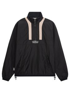 UNFAIR ATHLETICS Elementary Crushed Halfzip Negro negro