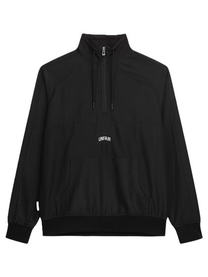 UNFAIR ATHLETICS Gebogener Halfzip Schwarz schwarz