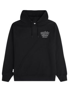 Sudadera con capucha de ajuste fácil inspirada en UNFAIR ATHLETICS, color negro