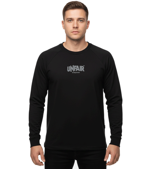 UNFAIR ATHLETICS Performance Longsleeve Herren Streetwear-Shirt atmungsaktiv schwarz
