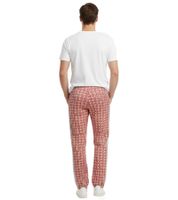 Wales Bonner Power Trainingshose Organic Cotton Jacquard Handwerkliche Häkel-Details, Rot