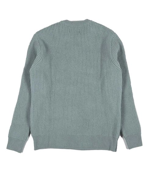 Universal Works. Pull ample en maille pour homme, élégant pull en laine, vert menthe