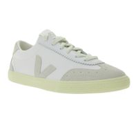 VEJA Volley Herren und Damen Sneakers Laufsohle aus Naturkautschuk Echtleder-Schuhe Weiß/Grau VEJA Volley Herren und Damen Sneakers Laufsohle aus Naturkautschuk Echtleder-Schuhe Weiß/Grau